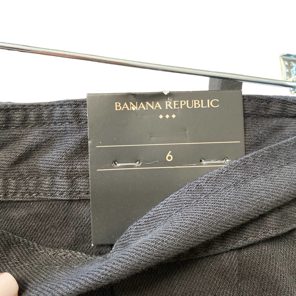 NWT BANANA REPUBLIC FACTORY Utility Denim Cargo Pant, size 6 - Picture 5 of 11